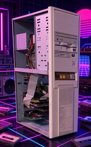 Retro big tower vintage dos - big,