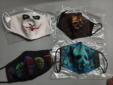 Mundschutz Masken Halloween Totenkopf