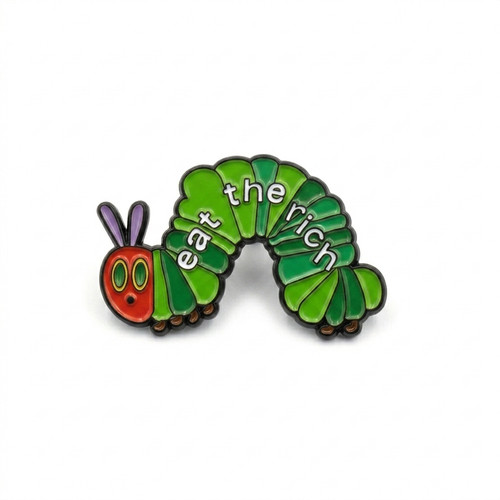 Raupe nimmersatt pin - pin, eat