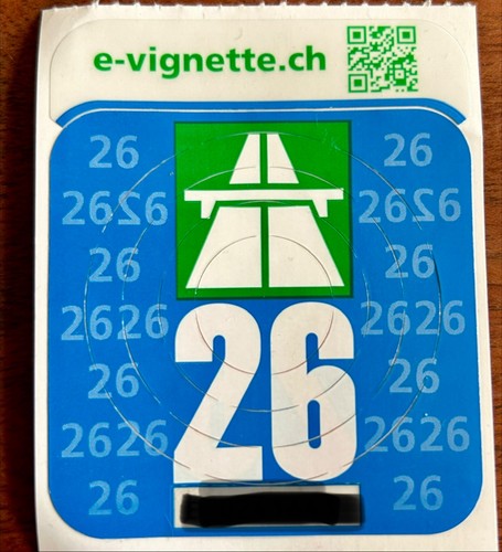 Schweizer autobahnvignette - schweizer,