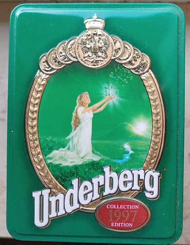 Blechdose underberg 1997 - blechdose,
