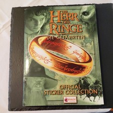 Der Herr der Ringe Die Gefährten Sticker Album Merlin mit Poster Fast Voll