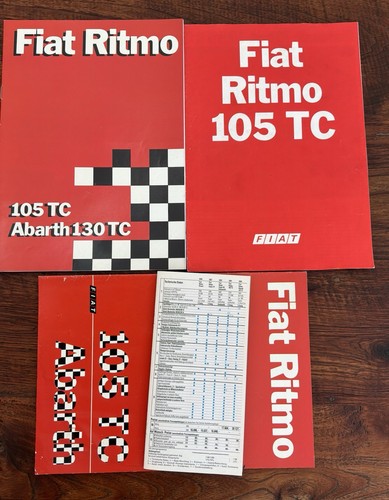 Prospekt fiat ritmo 105tc - 3x,