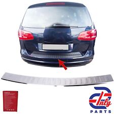 Ladekantenschutz Edelstahl Matt Chrome für Seat Alhambra VW Sharan (ab 2010)