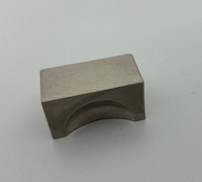 Original Omnia Stollenwand Riegelwand Möbelgriff Tür Knopf Metall Eckig rar