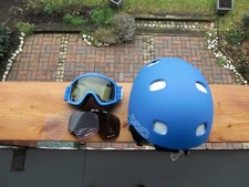 POC Receptor Bug Skihelm XS/S  mit passender Poc Skibrille beides blau