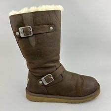 UGG Kensington braun Lammfell