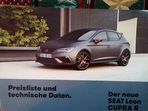 Seat cupra prospekt - cupra, r