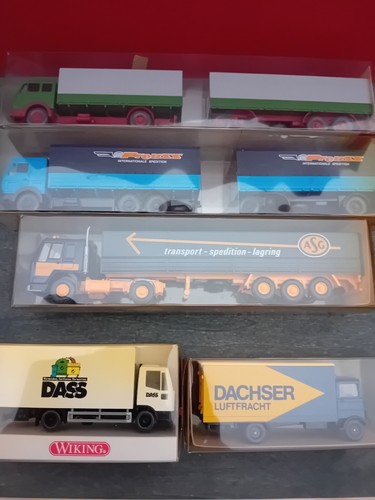 Wiking lkw konvolut - wiking, 1:87/h0