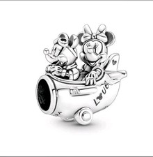 Pandora Disney Micky Maus & Minnie Maus Flugzeug Charm