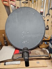 Sat-Anlage Spiegel Schüssel 80cm Octo LNB 0,1dB Full HD 3D 4K Ultra 4-TEILNEHMER