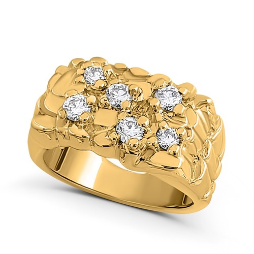 Klassischer herren nugget ring - klassischer, herren-nugget-ring