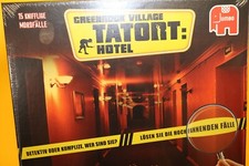 Tatort Hotel Brettspiel Greenrock Village Detektiv Krimi Jumbo