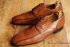 Magnannit hellbraune Leder