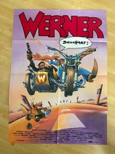 Werner Beinhart Filmposter A1 Kult Komödie Zeichentrick Brösel 