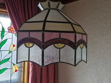 Deckenleuchte / Hängelampe Tiffany Style / Glas / Metall XXL