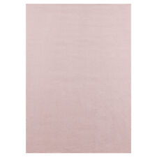 Waschbarer Teppich Wohnzimmer Kurzflor rutschfest Flauschig Einfarbig Felloptik