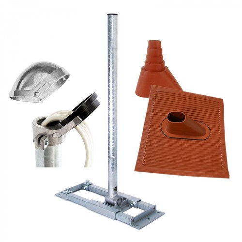 Sparrenhalter 130cm mast sat - mast,