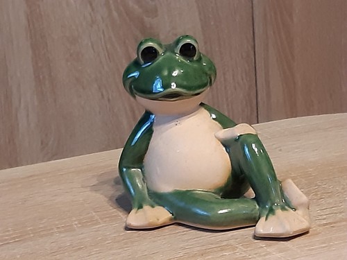 Keramik frosch figur gilde - figur,