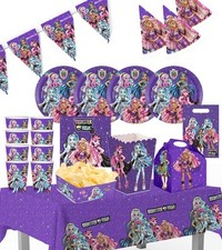Monster High Geburtstag Party Zubehör, Teller, Tassen, Deko, Luftballons
