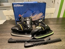 K2 Raider Ice, Kinderschlittschuhe,  Schlittschuhe schwarz/gelb, Größe 32-37