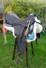 Augenweide! Militärsattel, Wanderreitsattel, Western, Einzelstück, handbemalt