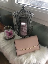 Primark ATMOSPHERE Abendtasche Clutch Perlen AltRosa Gold Täschchen Neu