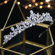 Schlicht Diadem Brautschmuck