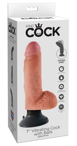 Vibrator king cock with - vibrator,