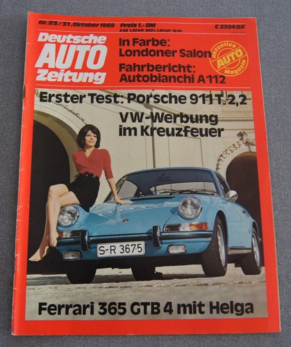 Auto zeitung 1969 - 25/1969, porsche