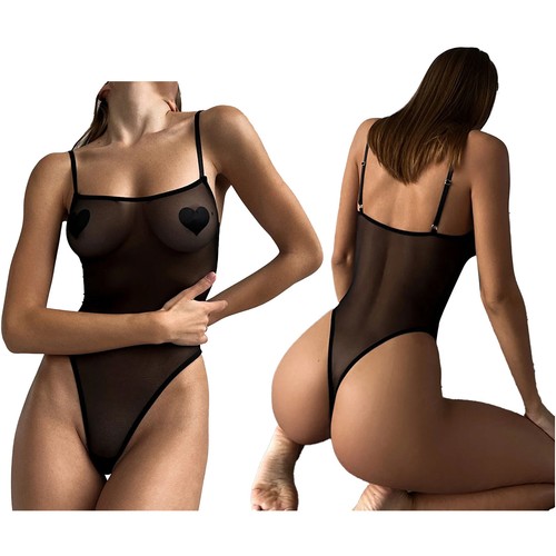 Damen sexy mesh body - sexy,