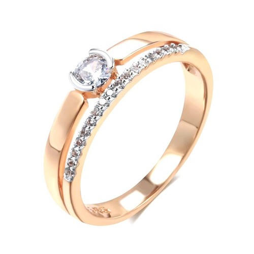 Damen ring zirkonia 585 - damen,