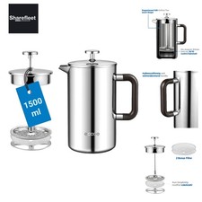 1.5L French Press Kaffee