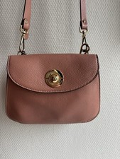 Coccinelle Handtasche Umhängetasche Leder Pink Clay