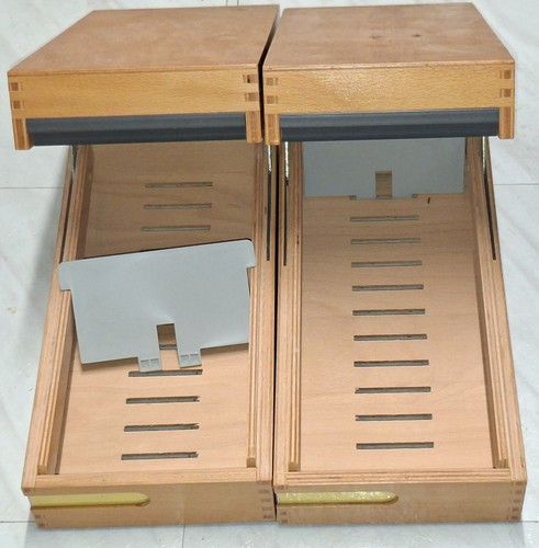 Karteikästen aus holz - aus,