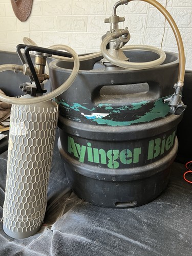 Ayinger bier fass behälter - ayinger, fass/behälter