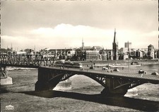 DuessELDORF  CITY Rheinpartie mit Oberkasseler Bruecke