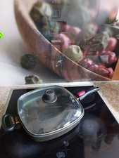 Woll Gusspfanne Eckig TITAN