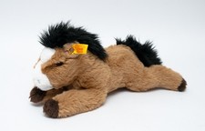 STEIFF Pferd Pony liegend braun schwarz 103261 Stofftier