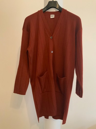 Lange strickjacke mantel reine - mantel,