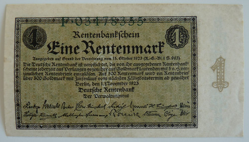 Rentenmark 1923 01 11 - 1923,
