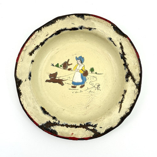 Emaille kinderteller ø18 - kinderteller, Ø18 cm