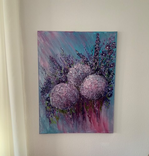 Acryl blumenphantasie - “, blumenphantasie“
