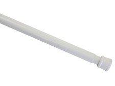 Gardinia Spannstange 23/26 weiss (80 - 130 cm) - B-Ware neuwertig