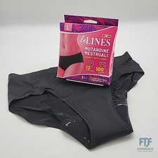 LeLines Menstruationshöschen, waschbar und wiederverwendbar, bis zu 12 Stunden S