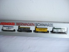RE8* Arnold 0234 Bierwagen-Set "Schwarze Weisse" OVP Sonderserie NEUwertig SELTE