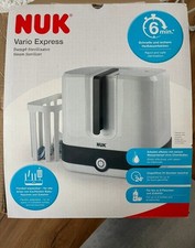 NUK Vario Express Dampf-Sterilisator Modular für bis zu 6 Babyflaschen&Zubehör