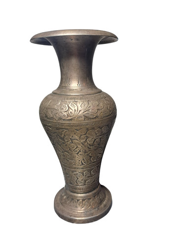 Vintage messing vase indien - messing,
