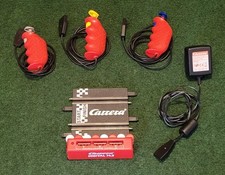 Carrera Digital 143 Anschluss Schiene Redbox Blackbox 3x Handregler + Netzteil 