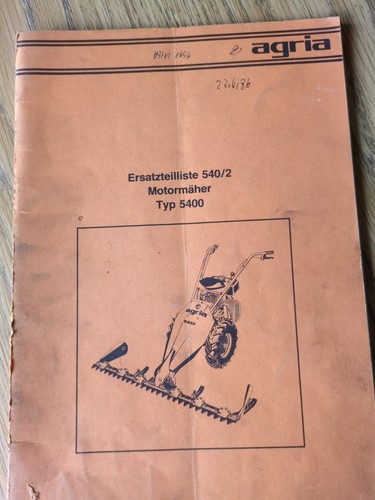 Agria 5400 motormäher - agria,